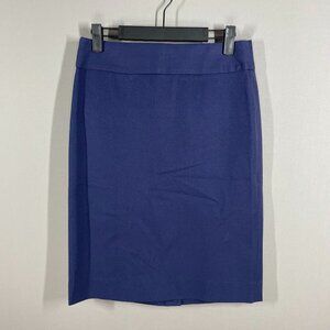 NEW Banana Republic Skirt Womens 4 blue sloan pencil straight preppy career